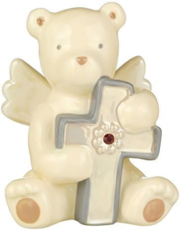 Grasslands Road Baby Blessings Bear Angel with Cross - January