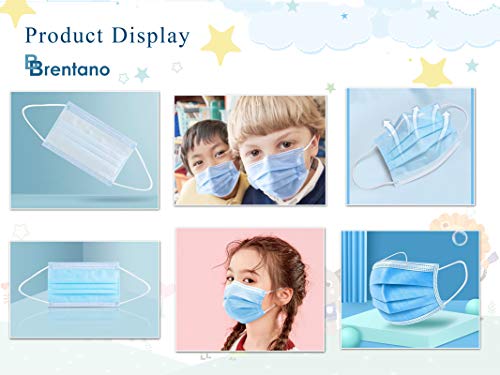 B BRENTANO Non-Medical Personal Protective Equipment Disposable Face Mask (Children, Blue) - Thumbnail 5