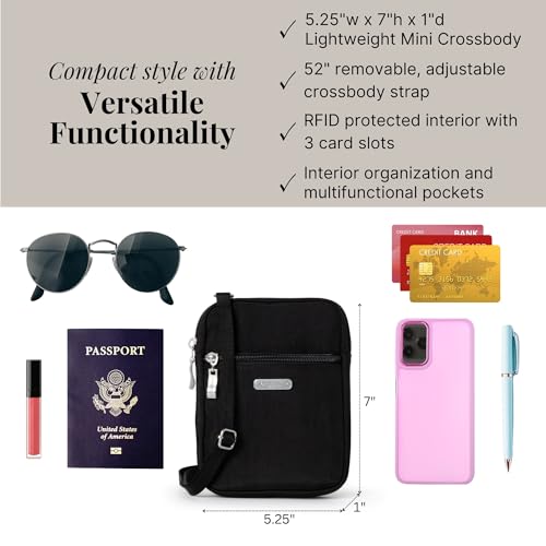 Baggallini Women's Essential Mini Crossbody Bag4