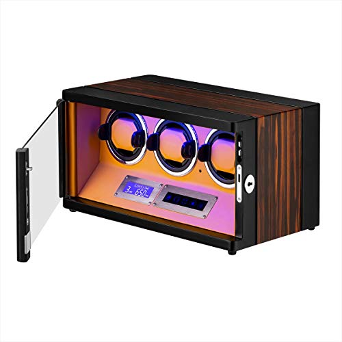 HOKUTO ワインディングマシーン 腕時計自動巻き器 3本まで収納可能