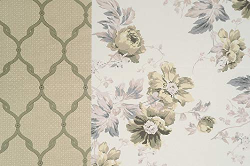 Image of Swayam Mercerized Pure Cotton Single Bedsheet with 1 Pillow Cover | Size 60 x 90 inch | 250 TC | Floral Design | Soft Breathable Bed Sheet | Comfortable & Durable for Bedroom - Beige