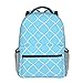 SGSKJ Schulrucksack Mädchen Jungen Kinder, Schultasche Schulrucksäcke Rucksäcke Schultaschen Backpack Fisch Fischernetz unregelmäßig