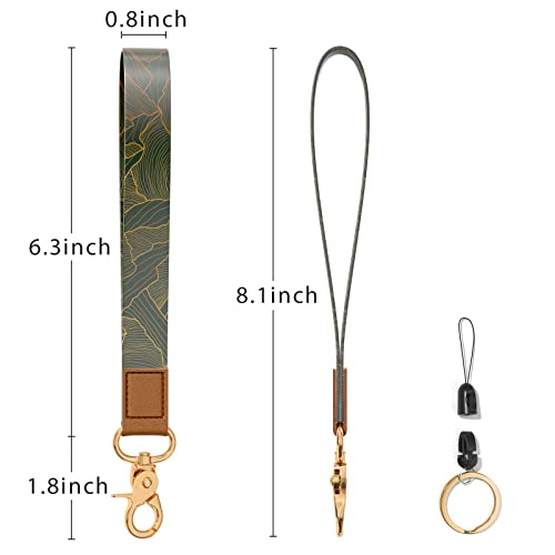 Image of Wrist Lanyard Key Chain, Wristlet Strap Keychain Holder for Women Men Car Keys Wallet Card Phone