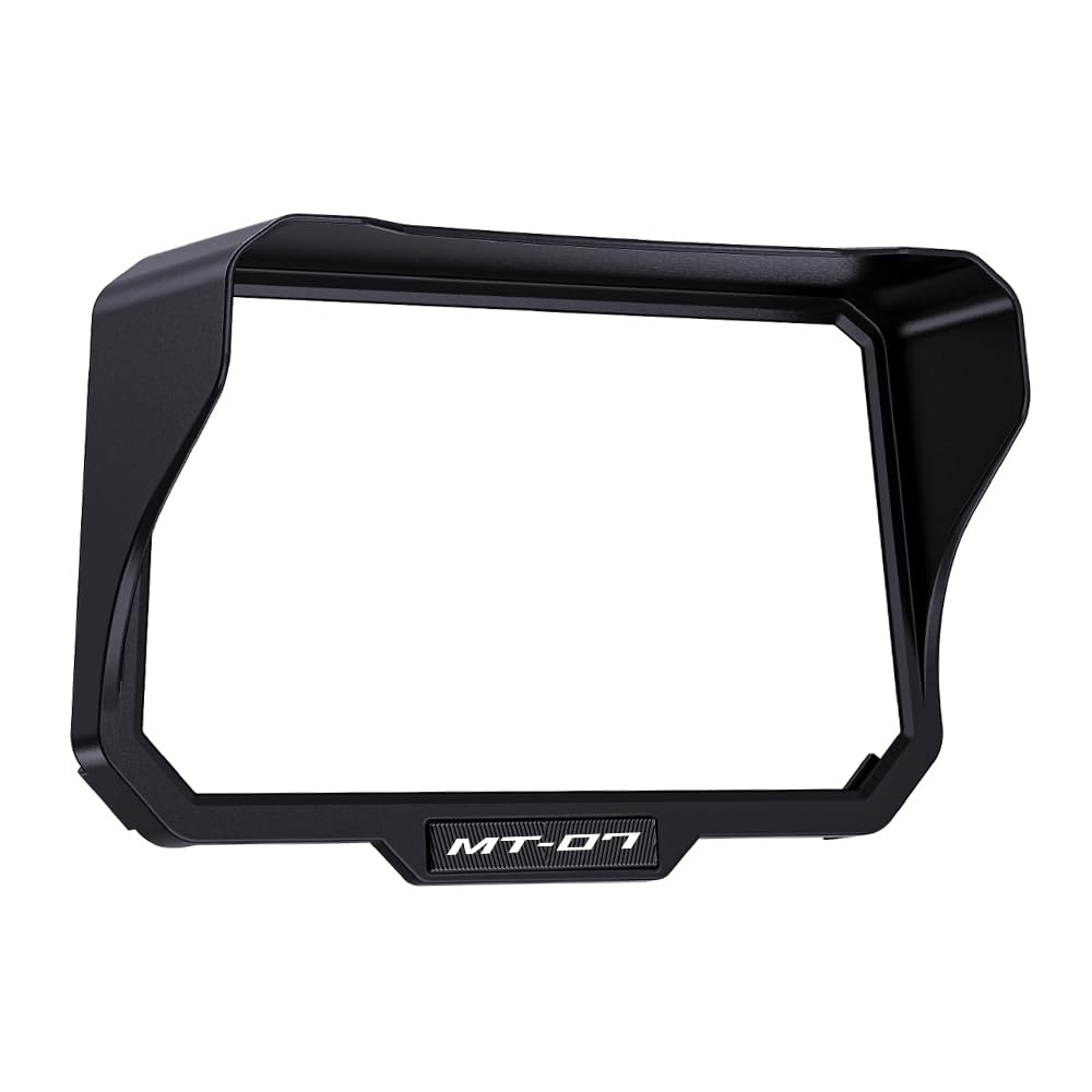 Pare-soleil de moto TFT Protection d'écran compatible avec MT07 MT-07 MT 07 2025 2026 Écran solaire Instrument Film de protection solaire (noir)