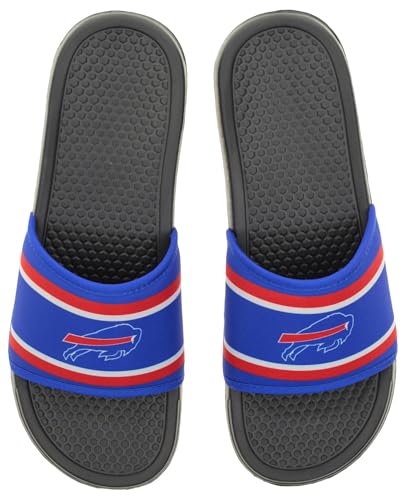 Image of FOCO NFL Team Printed Slide Sandals - Officially Licensed Football Fan Footwear for Comfort & Style