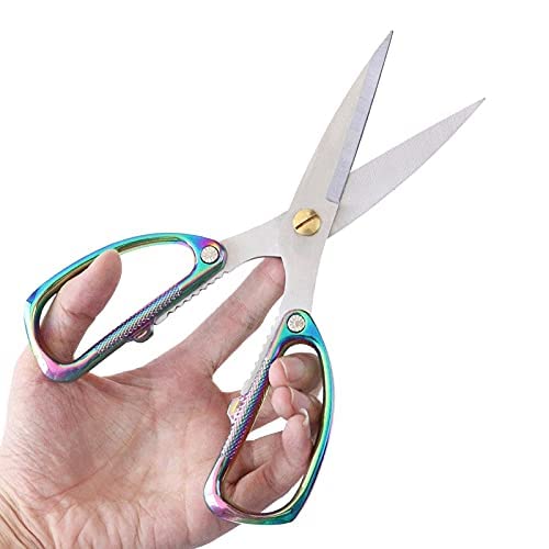 Professionelle Küchenschere, 1 Stück, professionelle, starke Nähschere, 20,3 cm, Schere für Haushalt, Büro, Küche (A)