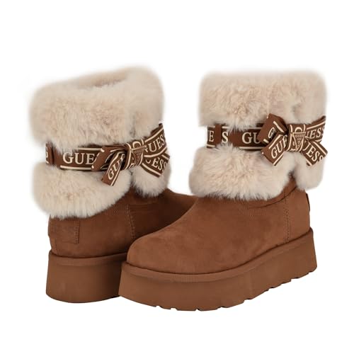 GUESS Women's Denla Ankle Boot, Mittelbraun 210, 36.5 EU – Ansicht 6