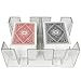 Yuanhe 6 Deck Clear Canasta Playing Card Tray