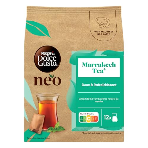 NEO Marrakech Tea par NESCAFÉ® Dolce Gusto® - 60 Sachets de thé (5 boîtes de 12 sachets) - Compatibles uniquement avec les machines à café NESCAFÉ...