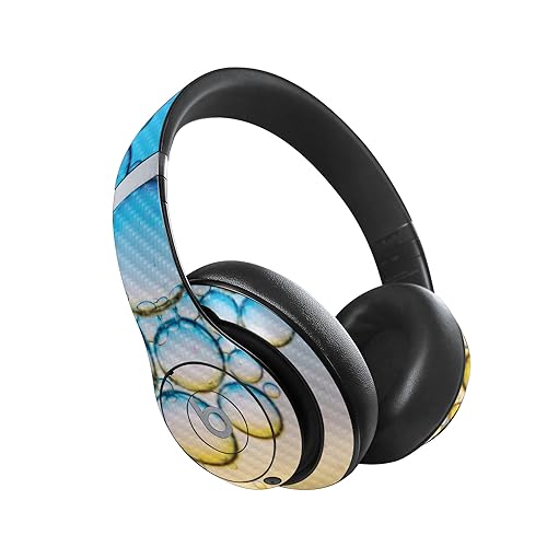 Image of MightySkins Carbon Fiber Skin Compatible with Beats Studio Pro - Sunrise Bubbles | Protective, Durable Textured Carbon Fiber Finish | Easy to Apply