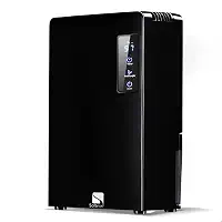 Desumidificador Elétrico Portátil Bivolt Antimofo 2200ml (Preto)