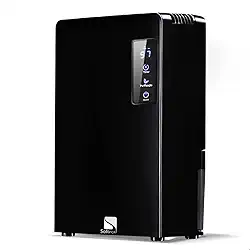 Desumidificador Elétrico Portátil Bivolt Antimofo 2200ml (Preto)