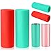 2Pcs Silicone Wraps Sublimacja Tumblers Rękaw dla 20oz Skinny Tumblers Wielokrotnego użytku silikonowy tumbler do pełnego owijania Tumbler Blank w piecu konwekcyjnym Silicone Tumbler Wrap