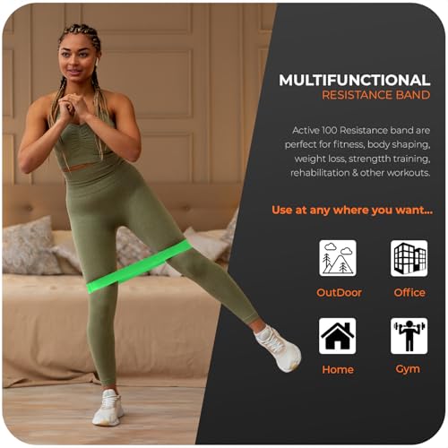 Resistance Bands, Set of 5 Different Levels, Exercise Band for Home Gym, Training and Yoga with Carrying Bag - Image 4
