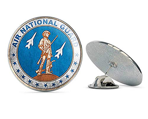 Vintage Round AIR National Guard Seal (Logo Old us Distressed) Metal 0.75
