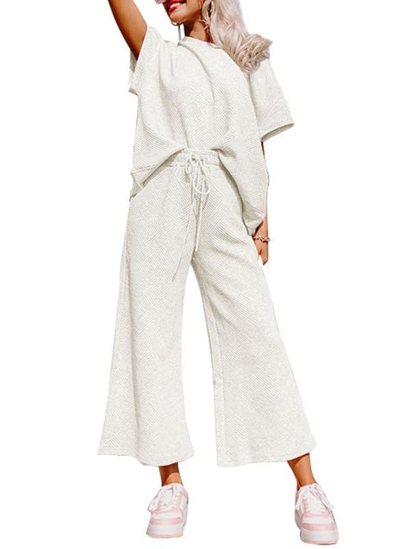 Image of SHEWIN Women Two Piece Sets Business Casual Work Vacation Airport Outfits 2026