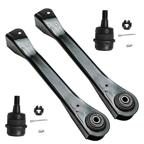 Image of Detroit Axle - Front Upper Control Arms w /Ball Joints Replacement for 1991-2001 Jeep Cherokee, 1997-2006 Jeep TJ & Wrangler, 1993-1998 Grand Cherokee - 4pc Set
