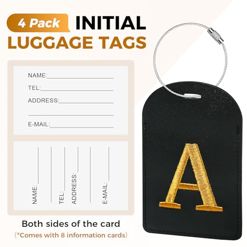 Gloppie 4 Pack Initial Luggage...