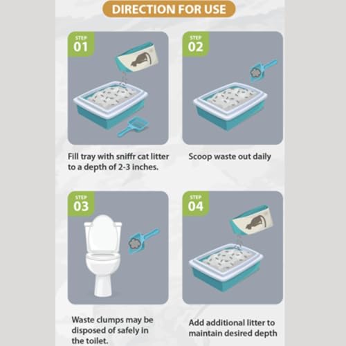 Image of Pet Tofu Litter 6L Cat Litter Dust-Free Clumping Cat Litter Quickly Absorb Cat OurdoorCat Toilet Can Flush Into The Toilet (Peach) (1)