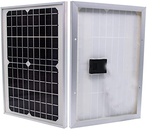 10W 20W 30W 12V Solar Panel 12 Volt PV Module Monocrystalline Cell for Car RV Marine Boat Caravan Battery Charge Off Grid System (10W)