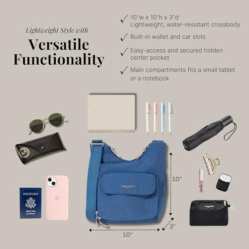 Image of Baggallini Women Criss Cross Crossbody Bag