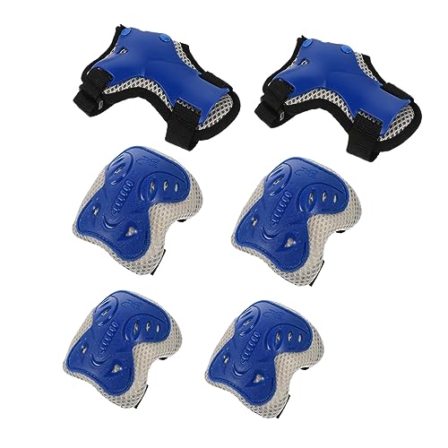 VICASKY 1Set Protective Gear Soft Lining Knee Pads Elbow Pads Wrist Guards for Years Lightweight and Breathable Design for Roller Skating Cycling and Outdoor Sports