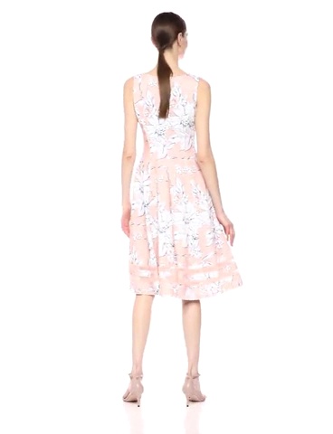 calvin klein illusion hem dress