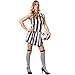 dressforfun Disfraz para mujer Árbitro | Disfraz completo sin mangas con escote...