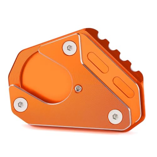 Für Husqvarna Svartpilen 125 200 250 Für Vitpilen 401 2021-2023 Motorrad Fuß Kickstand Seite Stehen Vergrößern Erweiterung(Orange)