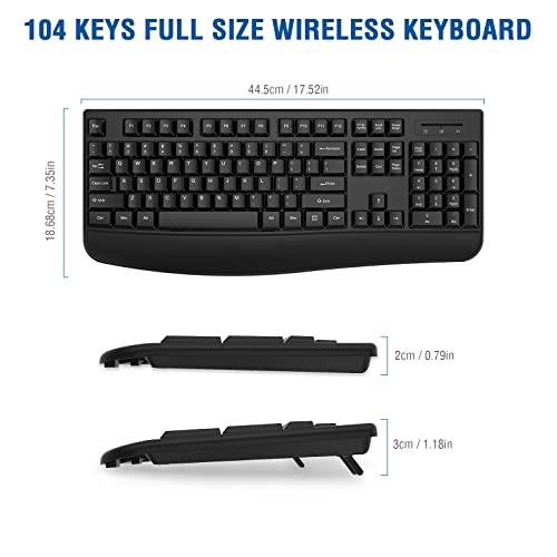 Wireless-Keyboard-EDJO-24G-Ergonomic-Full-Size-Wireless-Computer-Keyboard-with-Wrist-Rest-for-Windows-Mac-OS-DesktopLaptopPCBlack