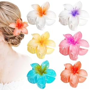 Nogeqi Kwiatowe Wsuwki do Włosów 6 sztuk