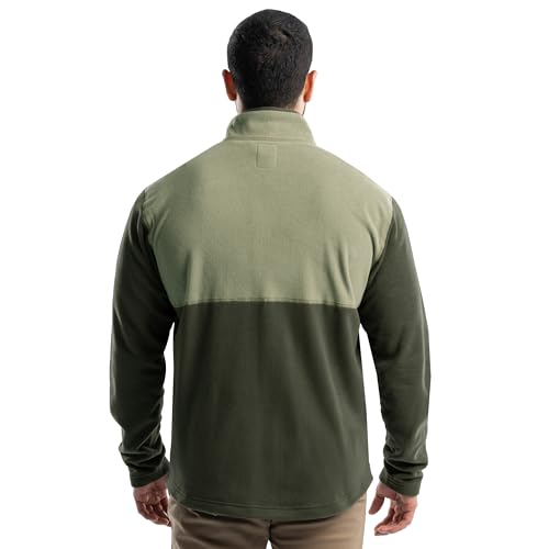 Image of ATG Men's Color Block Micro Fleece Mock Neck Jacket
