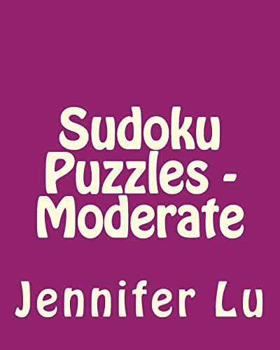Sudoku Puzzles - Moderate: Easy to Read, Large Grid Sudoku Puzzles