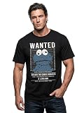 MAKAYA T-shirt Vintage Ciasteczkowy Potwór – Ciasteczka Czarny XXXL