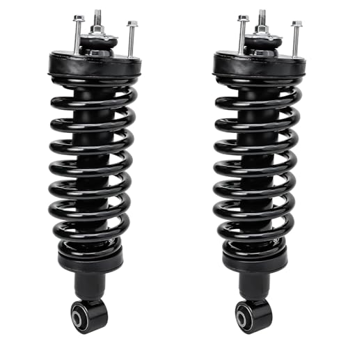 Image of Detroit Axle - Front Struts Kit for Ford 03-05 Crown Victoria Lincoln Town Car Mercury Grand Marquis 03-04 Marauder, 2 Struts Coil Spring 4 Outer Inner Tie Rods 4 Lower Upper Ball Joints Replacement