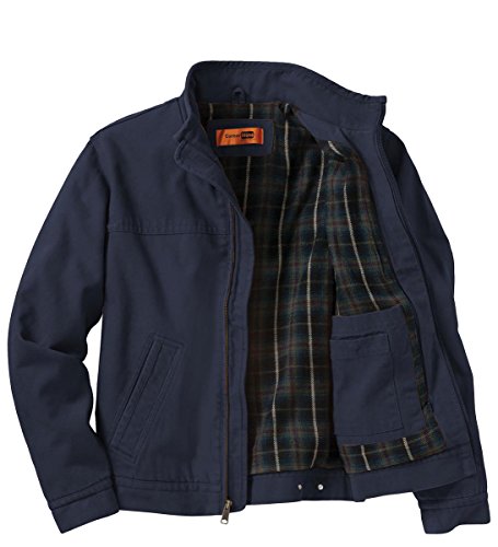 CornerStone Unisex Washed Duck Cloth Flannel-Lined Work Jacket