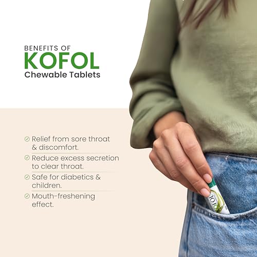 Chewable Tablets | Instant Ayurvedic Relief for Sore Throat & Dry Cough | Sugar-Free, Easy to Carry, Quick & Effective Throat Care – 60 Tablets (Pack of 8)