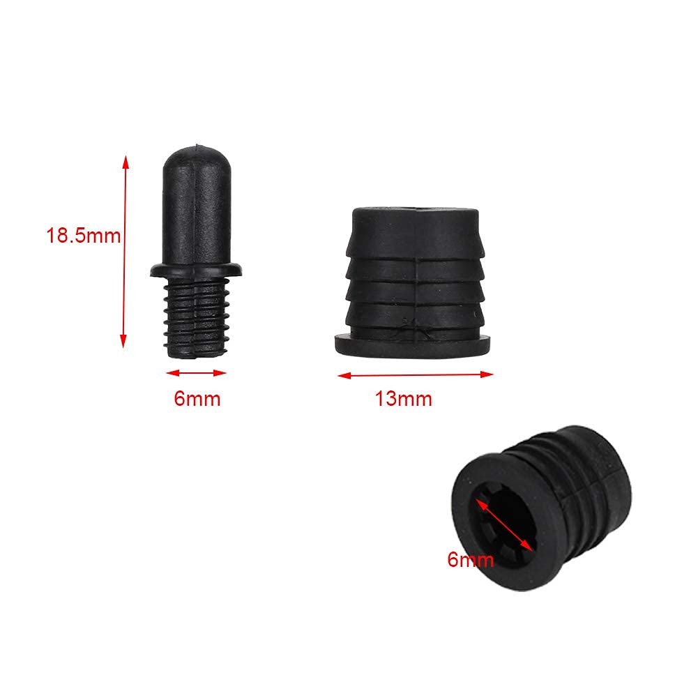 Plastica antipolvere Kit pioli griglia altoparlanti 10 paia Fibbie Chiusure bottone pressione
