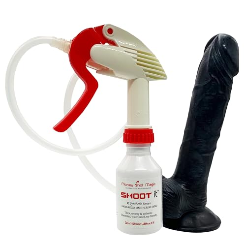 Squirting Dildo with Powerful Trigger and Money Shot Magic Fake Cum with Authentic Flavor