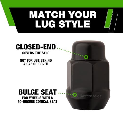 Tuercas de llanta dpaccessories lcb3 C6h-2 para la rueda de coches y turismos 3