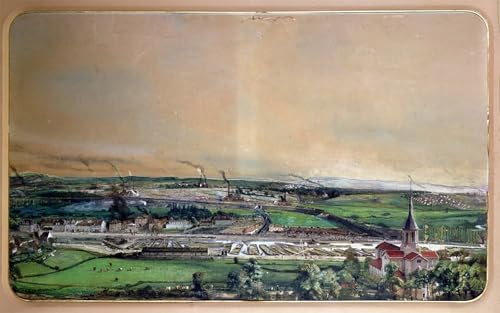Peinture Paysage Industriel Blanzy Sublimer Décoration Salon Toile