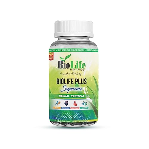 Biolife Plus Supreme Liquid Multivitamin For Men & Women With Immune Support, Joint Support, Digestive Health, Minerals, Vitamins & Fruit And Vegetable Supplements, Gluten Free, 60 Vegan Capsules #TOP14