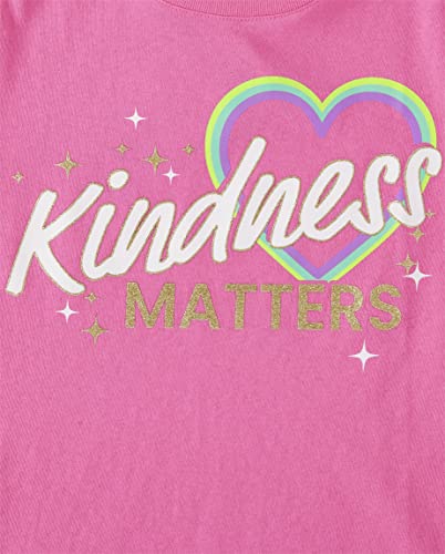 Image of The Children's Place Girls' Sports,Trends,Icons Short Sleeve Graphic T-Shirts,3 Pack