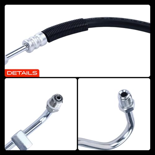 A-Premium Power Steering Pressure Line Hose Assembly Compatible with Ford F-150 1993-1996, F-250 1993-1997, F-350 1993-1997, Bronco 1993-1996, 5.0L 5.8L, with O-ring, Pump to Rack/Gear by A-Premium - Image 9