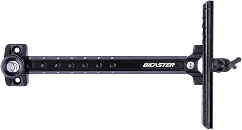 Miniatura 2 de Vistas de tiro con arco 9 pulgadas Vista de arco recurvo ambidiestro de aluminio rápido de ajuste rápido