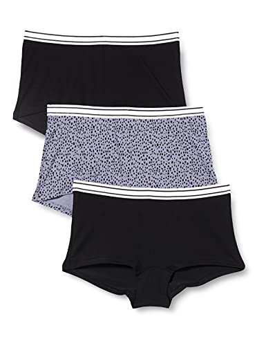 Schiesser Mädchen 3 PACK Unterwäsche Shorts weiches Bündchen Multipack -...