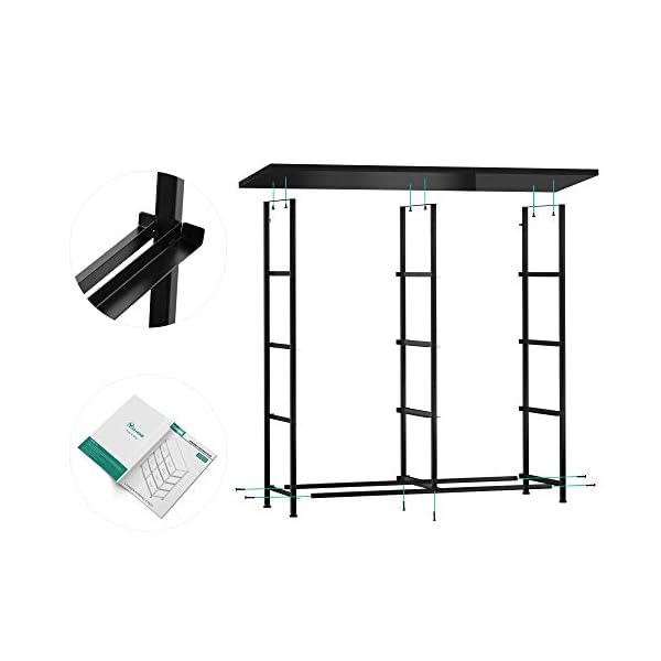 YITAHOME Dresser Storage Tower with 8 Drawers - Vertical Furniture Storage Tower for Bedroom, Bathroom, Laundry, Closets, and More - Sturdy Steel Frame, Wood Top, Easy Pull Fabric Bins - Image 10