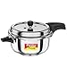 Prestige 5 Litre Stainless Steel Deluxe Alpha Svachh Outer Lid Deep Pressure Pan Cooker | 10Y Warranty | Deep Lid for Spillage Control | TRIPLY Base | GRS | Gas & Induction Compatible | ISI