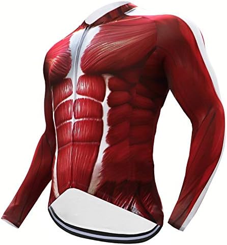 Amazon Co Jp レッド筋肉マンの暖かい冬サーマルフリースサイクリング服メンズジャージスーツ屋外乗馬バイクmtb服よだれかけパンツセット Color Blue サイズ Xxs ファッション