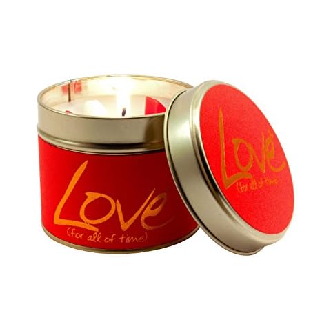 Lily Flame Love Tin, Red, l x 7.7cm w x 6.6cm h Cover